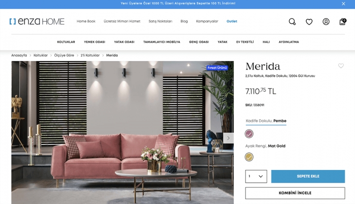 Enza Home’dan “Sonbaharın En Güzel Fırsatı” Kampanyası! İşte Enza Home 8 Eylül 2022 fiyatları