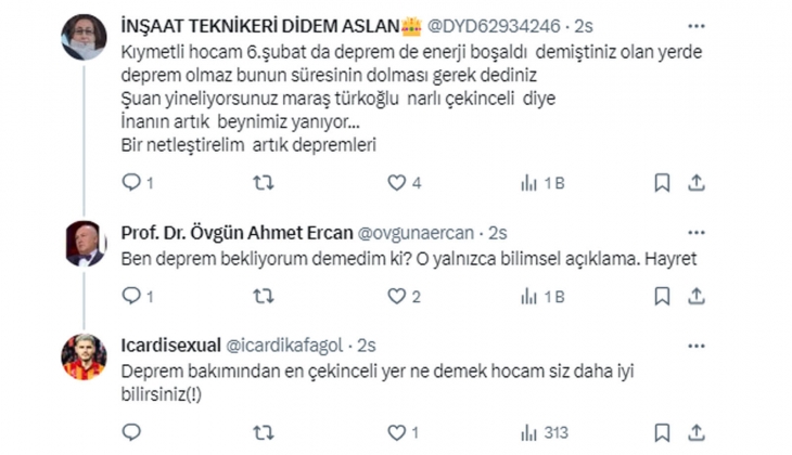Prof. Dr. Ahmet Ercan uyardı: Deprem açısından Doğu Anadolu daki en çekinceli 3 yer! SON DAKİKA!