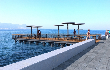 Karşıyaka’ya 6 ahşap iskele geliyor!