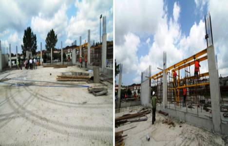 Kandıra Spor Salonu'nun inşaatı devam ediyor!