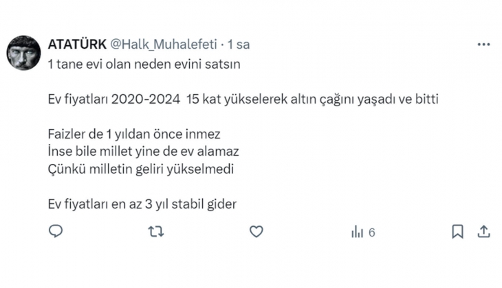 Ekonomist Mert Başaran, evimi satayım, faize koyayım diyenleri uyardı: Evler çökecek satın diyenlere kanmayın! 