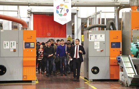 Üniversite öğrencileri VİKO endüstriyel tesislerini gezdi!