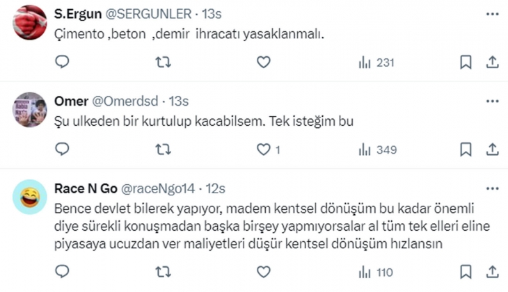 Tebernüş Kireçci uyardı: Kentsel dönüşüm destekleri beton ve çimento fiyatlarına endekslenmezse projeler yarım kalır!