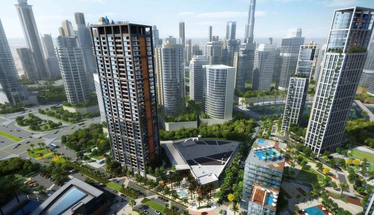 Peninsula Two Dubai'de 307 bin 655 dolardan başlayan fiyatlarla 2025 teslim evler! 