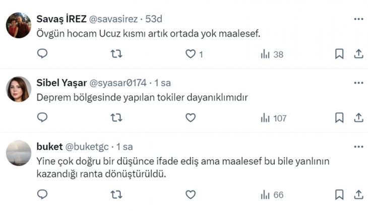 Prof. Dr. Övgün Ahmet Ercan: TOKİ konutları az nüfuslu deprem bölgelerinde çözüm olabilir!