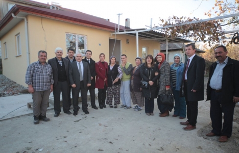 Karlıoğlu ailesinin evi küllerinden yeniden doğdu!