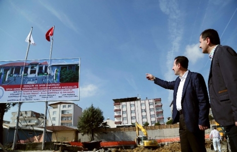 Samsun İlkadım gençlik merkezi inşaatında çalışmalar sürüyor!
