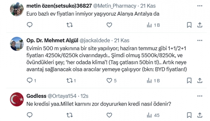 Kiraların dengelenmesi ve inşaat sektörünün ayakta kalması için ilk kez ev alacaklar için kredi kampanyaları yapılmalı!