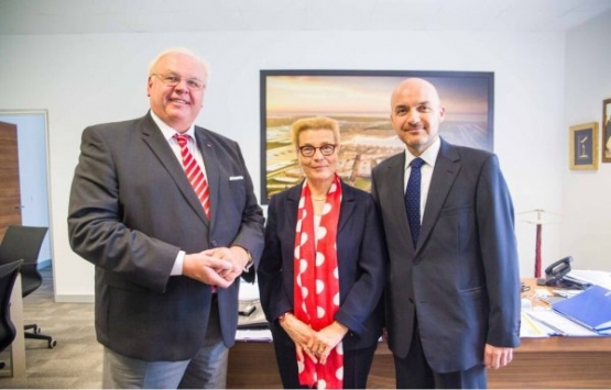 Alman Büyükelçi, 3. havalimanını ziyaret etti!