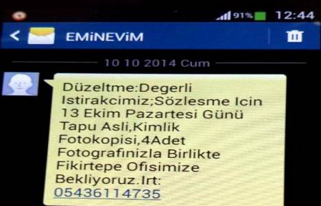 Eminevim Fikirtepe için sözleşme zamanı!