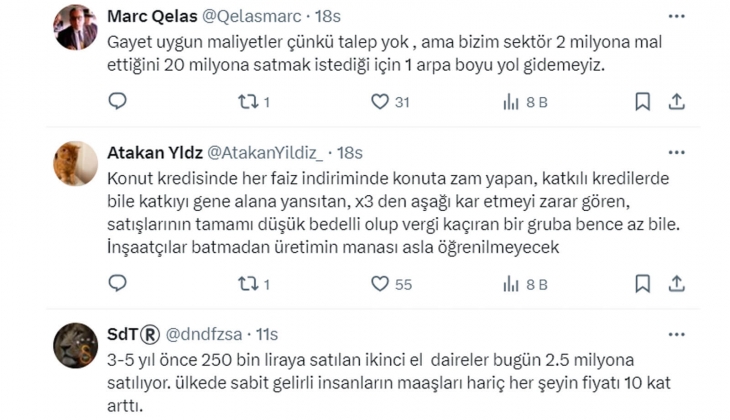 İnşaat maliyetleri sektörü çileden çıkardı: Satış yapamıyoruz, bu böyle gitmez!