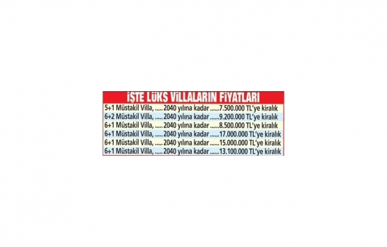 Kemer Country de 17 milyon TL ye 20 yıl yaşama hakkı!