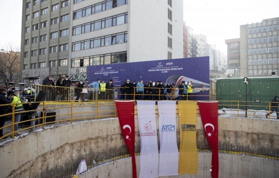 AKM-Gar-Kızılay Metrosu Kızılay kesiminde kazı çalışmaları başladı!