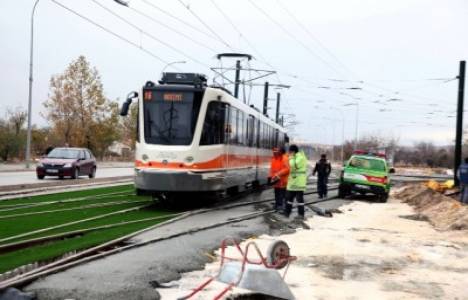 Akkent-Gar arası tramvay seferleri tekrar başladı!