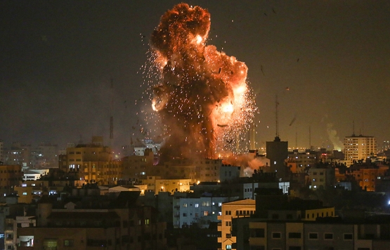 Gazze de yıkım protestosu!
