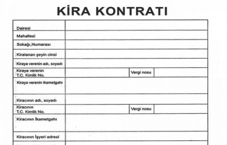 Kira kontratı kuralları 2015!