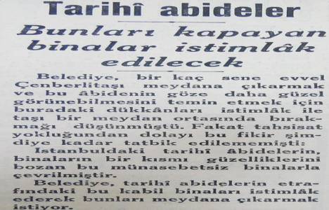 çemberlitaşın eski hali