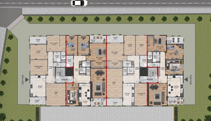 Channel Park 2 de hemen teslim 3+1, 4+1 daireler!