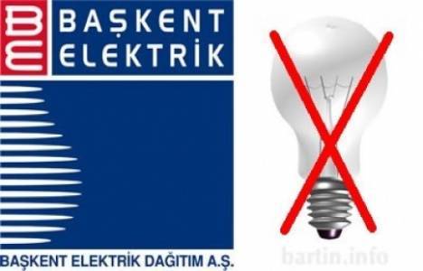 Ankara, Çankırı ve Zonguldak'ın bazı bölgelerine 8 Mayıs'ta elektrik verilemeyecek!