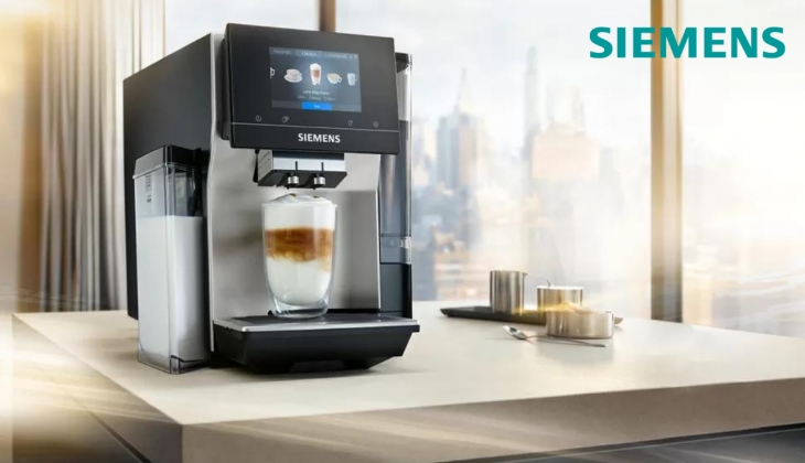  10 farklı ülkeden 21'e kadar farklı kahve çeşidi seçeneğiyle Siemens TQ703R07 tam otomatik kahve makinesi satışta!