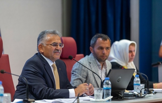 Kayseri Büyükşehir Ağustos ayı toplantısı gerçekleştirildi!