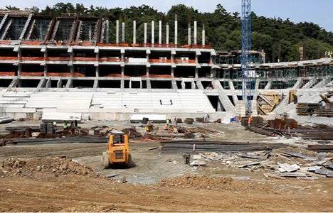 Vodafone Arena inşaatından son durum fotoğrafları!