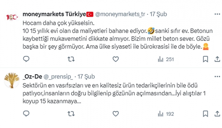 İnşaat maliyetleri katlandı, konut fiyatları yükselir mi? TCMB eski başekonomisti Tekrar değerlendirin dedi!