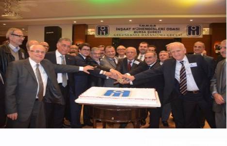 İMO Bursa Şubesi üyeleri dayanışma gecesinde buluştu!