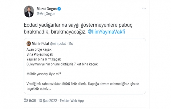 İBB den Süleymaniye inşaatı yanıtı: Bina kaçak, mühür yasadışı öyle mi?