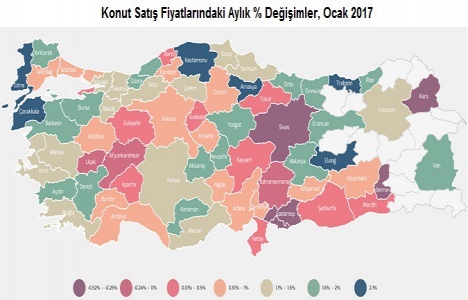 REIDIN 2. El Konutlar Fiyat Endeksleri 2017 Ocak sonuçları!