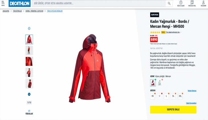 Decathlon’da seri sonu fırsatları yüzde 45’e varan indirimlerle sizi bekliyor. İşte 16 Eylül 2022 fiyat listesi