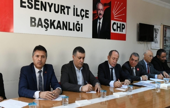 Konut mağdurları CHP Esenyurt İlçe Başkanlığı nda!
