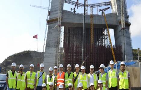 KASİAD üyeleri, İstanbul'da yapımı süren 3. köprüyü yerinde inceledi!