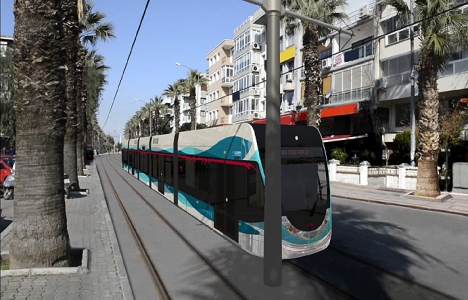 Konak ve Karşıyaka tramvaylarının rayları döşeniyor!