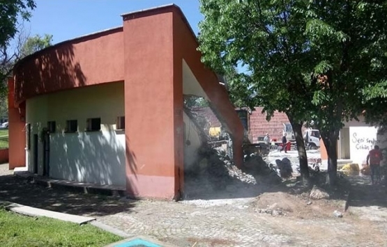 Gaziantep Amfi Tiyatro’da yıkım başladı!