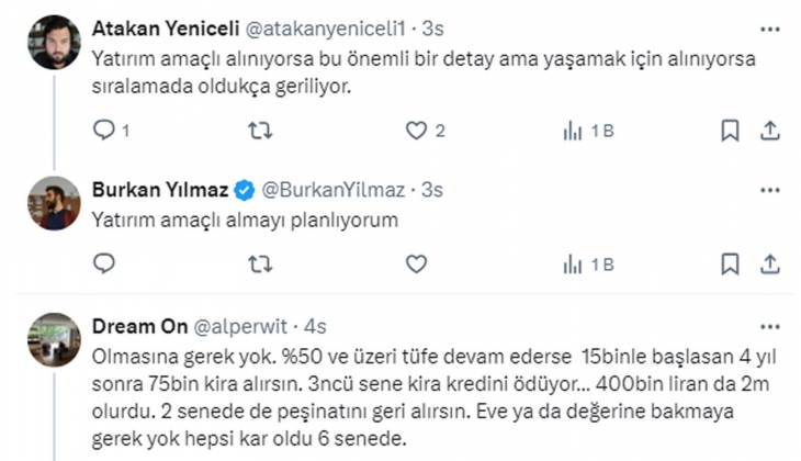 Kredi masraflarıyla 4 milyon TL ye alınan evin değeri 5 yıl sonra 4 milyon TL yi aşar mı?
