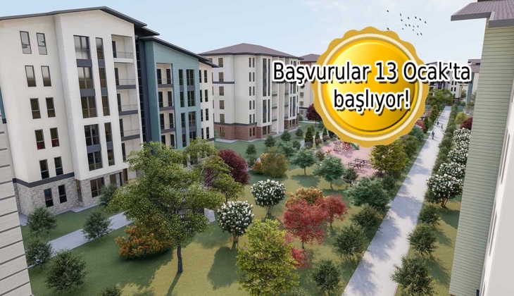 TOKİ'den 11 bin 292 TL taksitle 2+1 konut müjdesi!