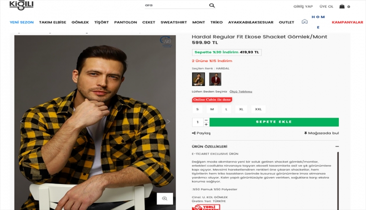 Kiğılı online özel yeni sezonda yüzde 30 indirim+ 2 ürüne yüzde 15 indirim! İşte 25 Eylül 2022 fiyat listesi 