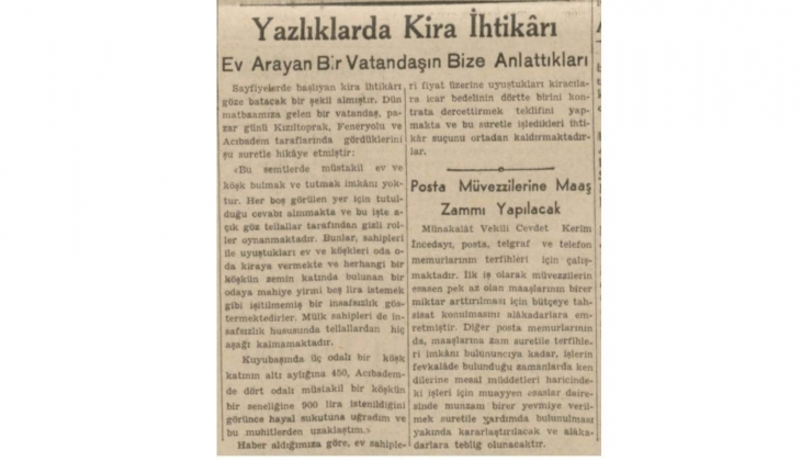 1941 yılında kiralık yazlık ev oyunu! Ev yok demişler, oda oda kiralamışlar...