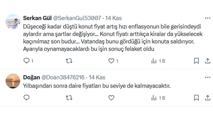 Konut fiyat artış hızı sert, kira artış hızı çok daha gecikmeli düşüyor! 
