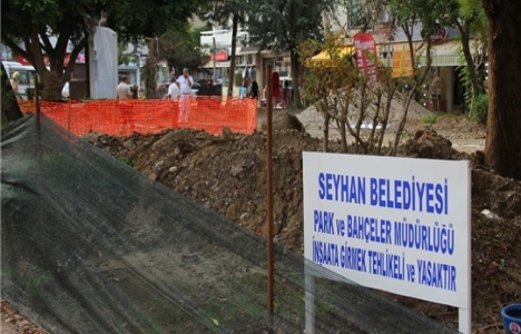 Adana Sanatçılar Parkı'nda yenileme çalışmaları başladı!