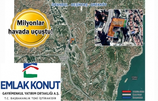 Emlak Konut GYO'nun Ortaköy arsasına 12 firmadan teklif!