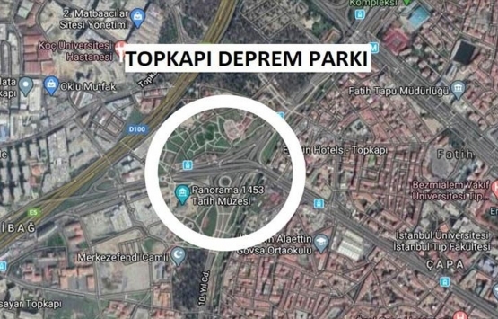 Topkapı Deprem Parkı için 616 bin 100 TL'lik proje ihalesi!