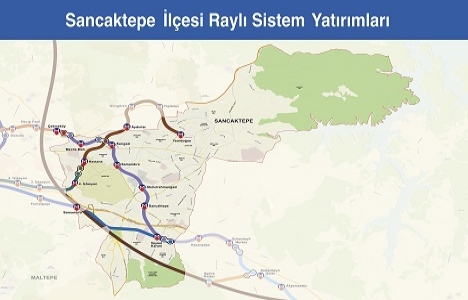 İşte İstanbul un raylı sistem haritası!