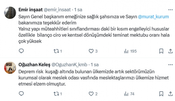 İMKON Genel Başkanı Tellioğlu: Yapı müteahhitleri sınıflandırması gerçekçi şekilde yeniden güncellenmeli!