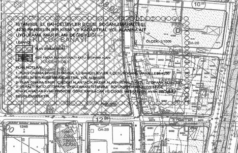 Bahçelievler Soğanlı 4230 parselin imar planı 31 Ekim'de askıdan indiriliyor!