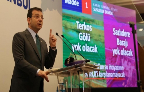 Ekrem İmamoğlu kanal istanbul açıklaması 2020