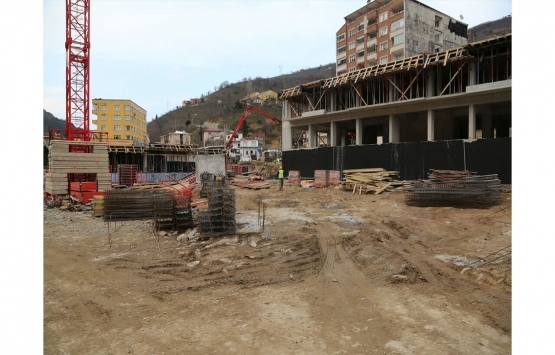 Giresun Doğankent te yeni yapılar yükseliyor!