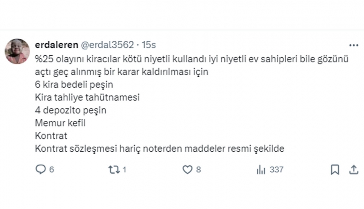Kiralarda yüzde 25 zam sınırı kaldırıldığında ne olacak? TÜFE uygulanacak mı? Ev sahipleri: Kiracılar bedavaya oturuyor!