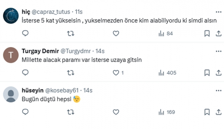 Sarı sitede konut fiyatları iki günde arttı!